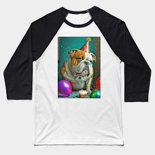 English Bulldog Birthday Card #3 Baseball T-Shirt